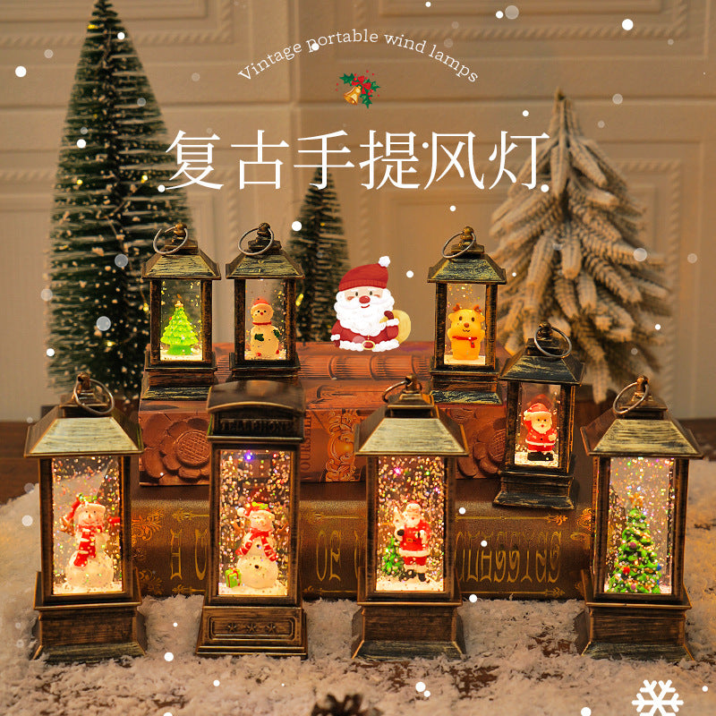 Christmas Vintage Water Lamp-Decorative Christmas Lantern