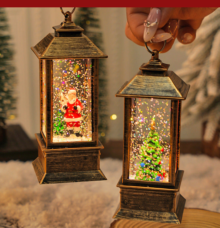 Christmas Vintage Water Lamp-Decorative Christmas Lantern